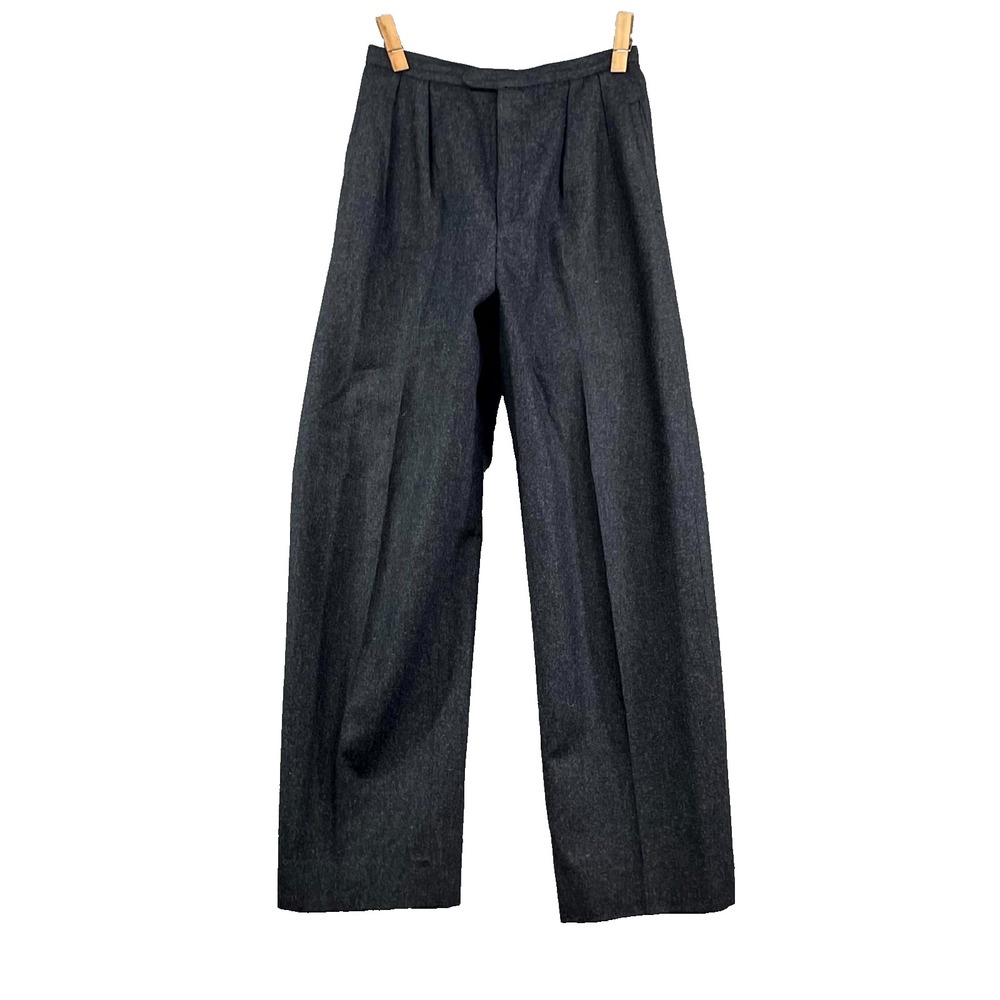 Vintage Liz Claiborne Dress Pants Womens 10 Gray Wool Academia Business Career